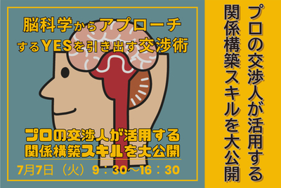 脳科学からアプローチするYesを引き出す交渉術