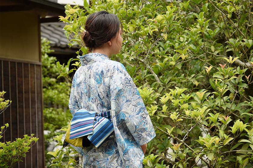 京都　手捺染　鷲野染工場2